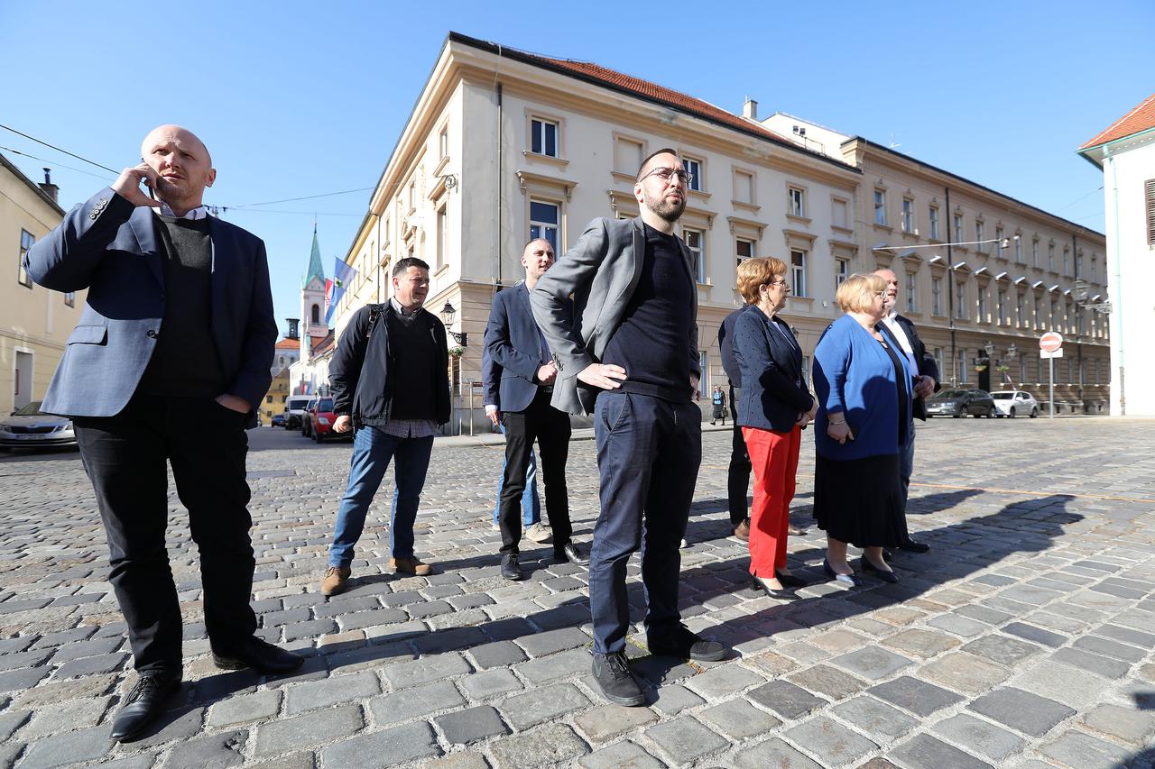 Zagreb: Konferencija za medije oporbe u Gradskoj skupštini