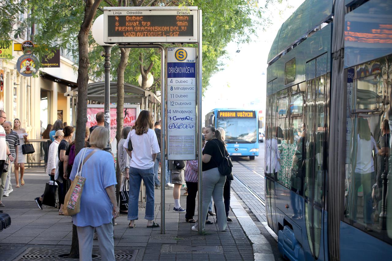 Zagreb: Od danas do kraja srpnja izvanredna autobusna linija 617 umjesto tramvaja 8, 14 i 15