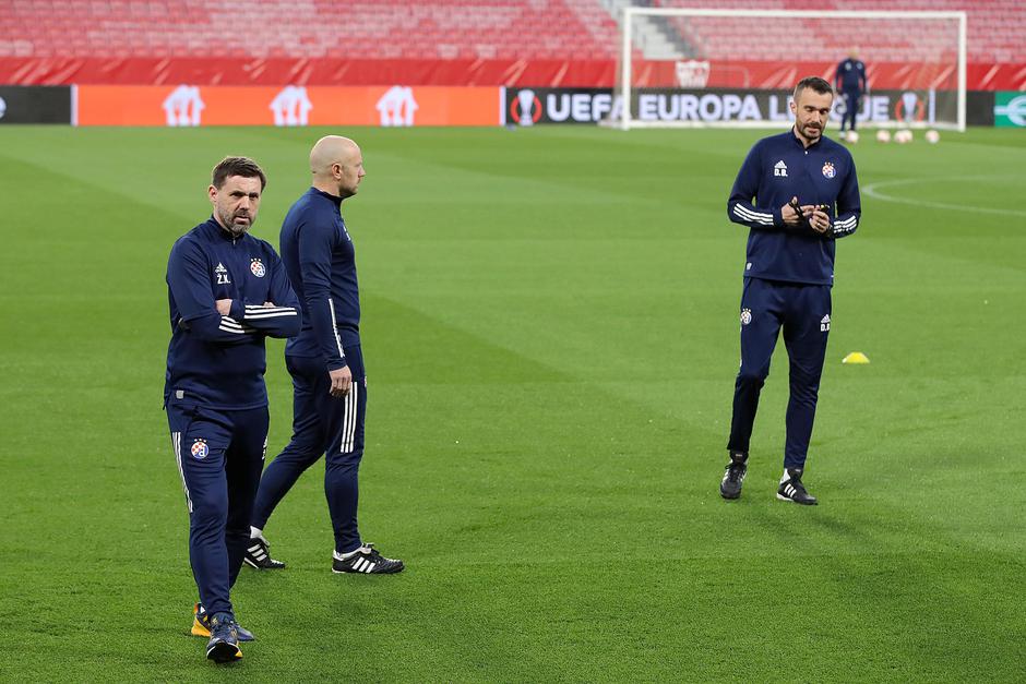 Sevilla: Trening GNK Dinamo uoči utakmice UEFA Europa lige protiv FC Sevilla