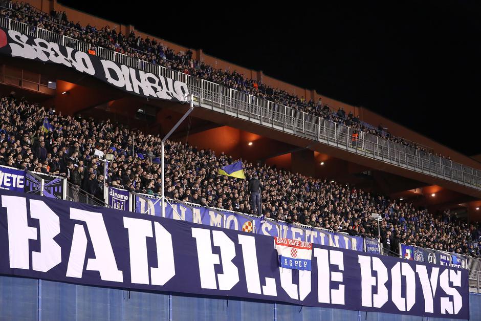 Atmosfera na stadionu tijekom utakmice Dinama i Seville