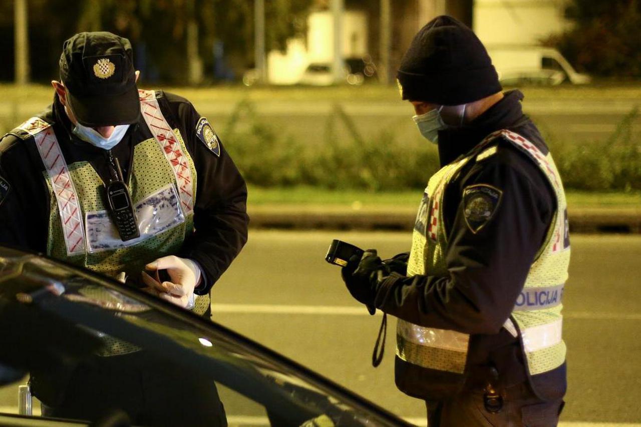 Zagreb: Prometna policija kontrolira vozače povodom Martinja