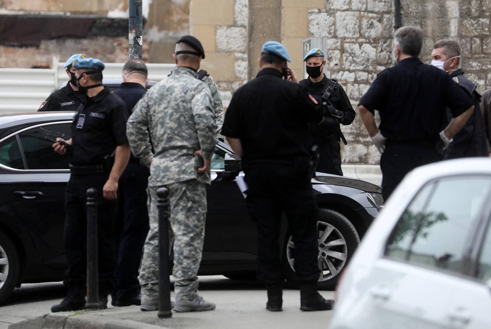 16.05.2020., Sarajevo, Bosna i Hercegovina - Dolazak vjernika u katedralu Srca Isusa na misu za Bleiburg. Misa je pocela u 12:15. Photo: Armin Durgut/PIXSELL