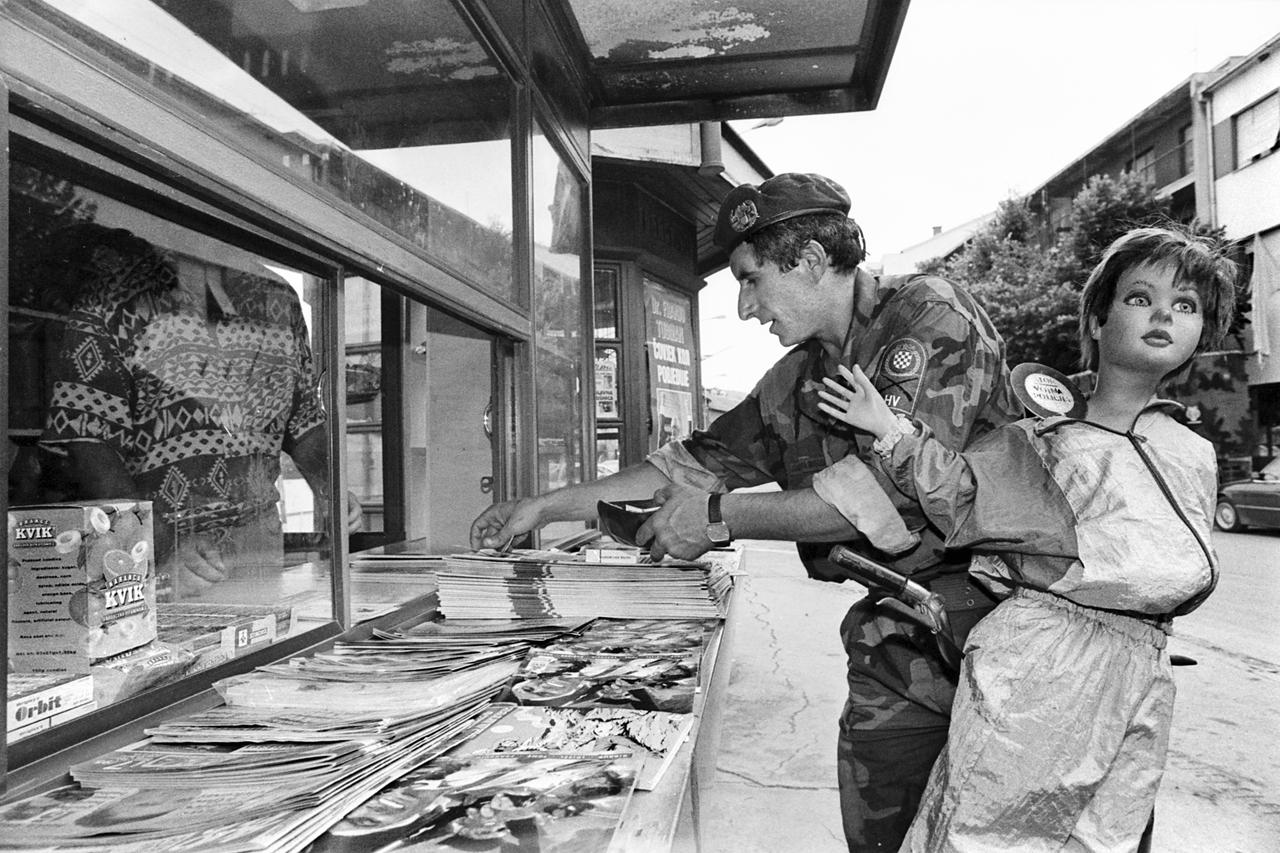 Knin nakon vojno-redarstvene operacije Oluja i oslobođenja grada, 1995.