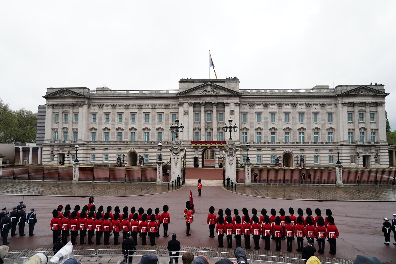 Members of the military ahead of the Coronation of King Charles III and Queen Camilla today. Picture date: Saturday May 6, 2023. Photo: Jordan Pettitt/PRESS ASSOCIATION