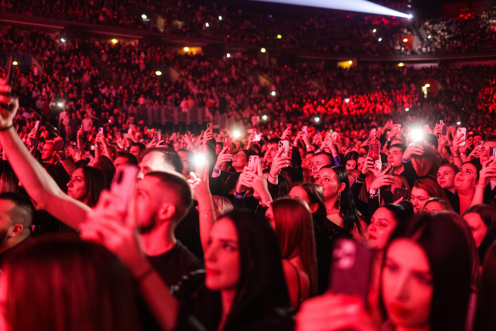 14.02.2024., Zagreb - Koncert Ace Pejovica u Areni. Photo: Luka stanzl/PIXSELL