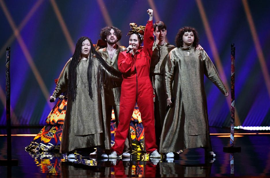 Dress rehearsal for Eurovision final in Rotterdam