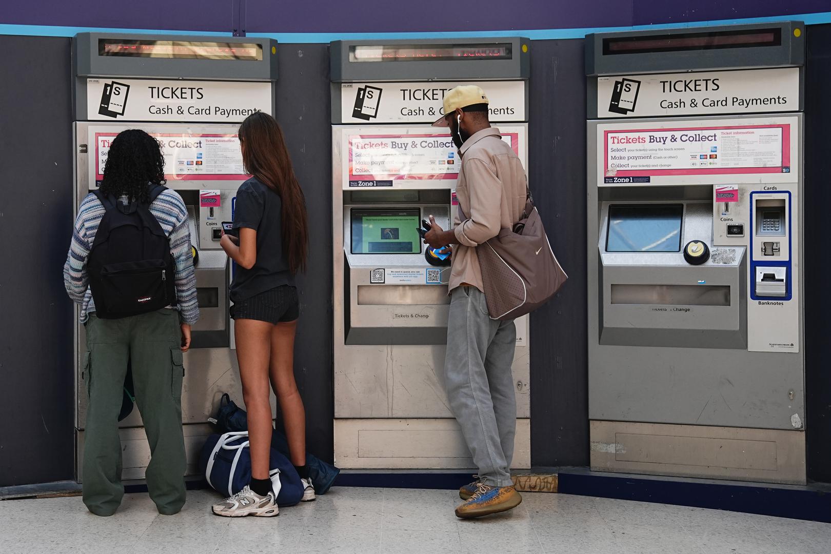 Passengers buying tickets at Victoria train station, London, amid reports of widespread IT outages affecting airlines, broadcasters and banks. Picture date: Friday July 19, 2024. Photo: Aaron Chown/PRESS ASSOCIATION