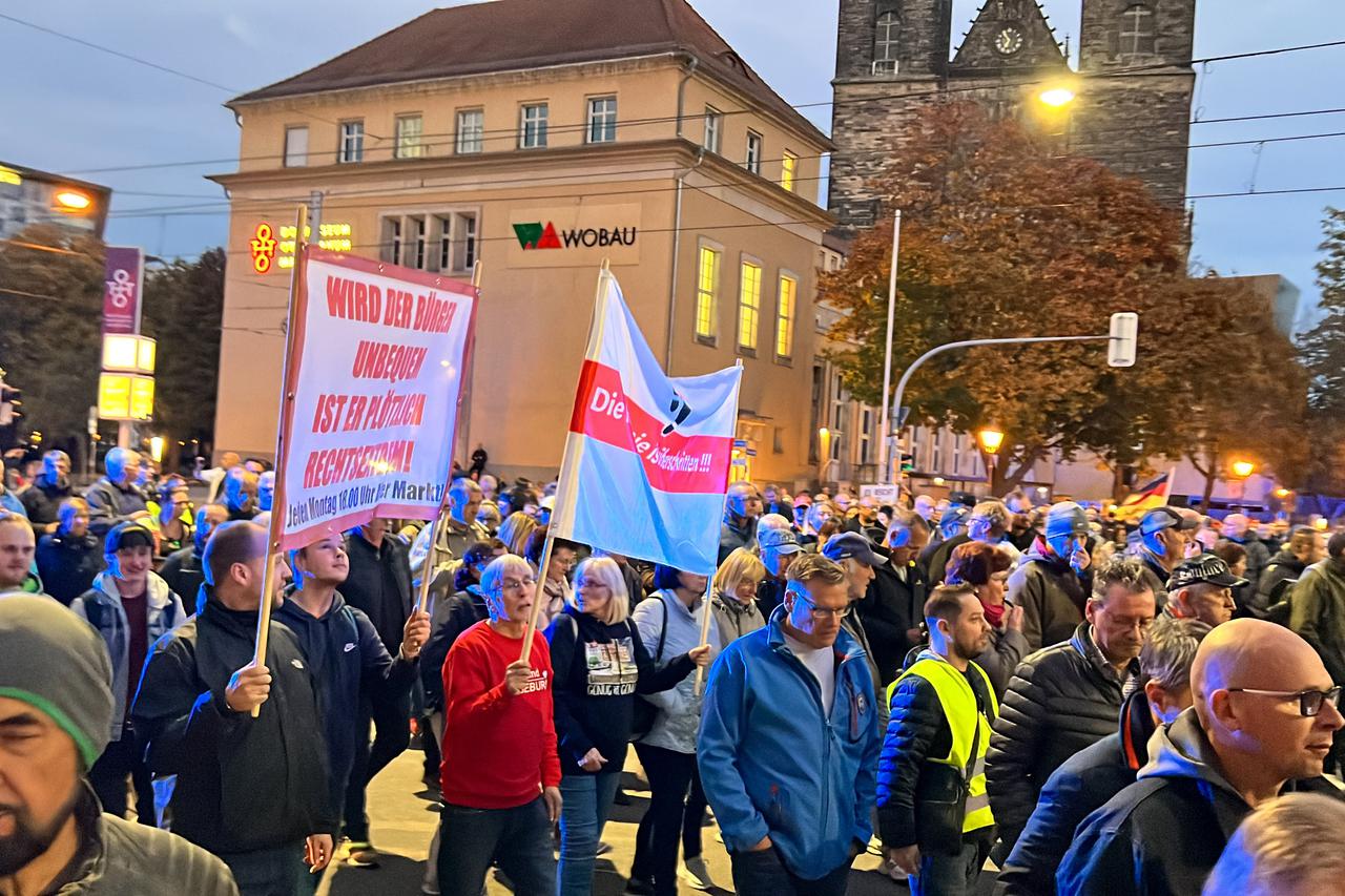 Demonstrations in Magdeburg