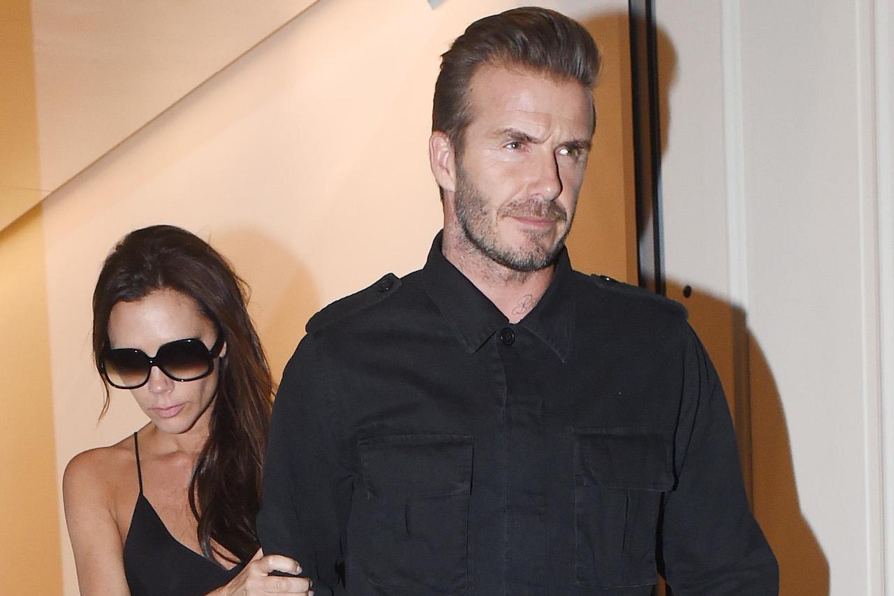 David and Victoria Beckham London