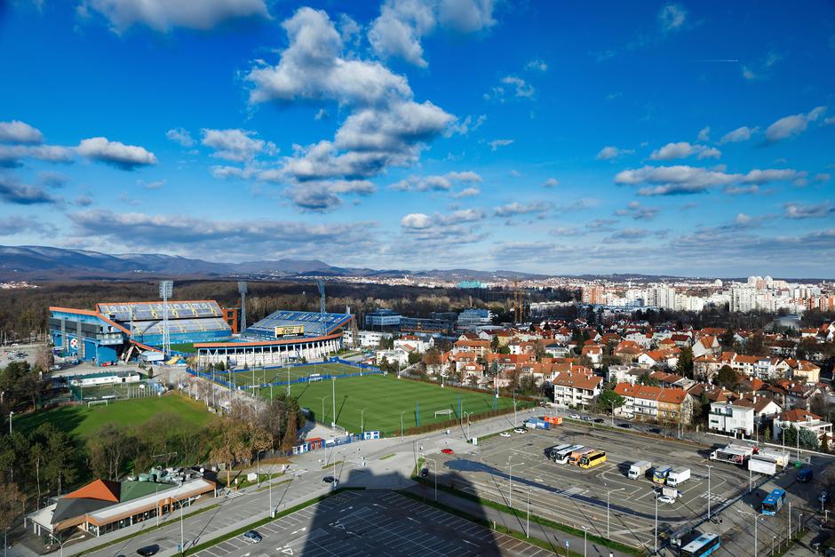 Panorama Zagreba s Borongajskog nebodera