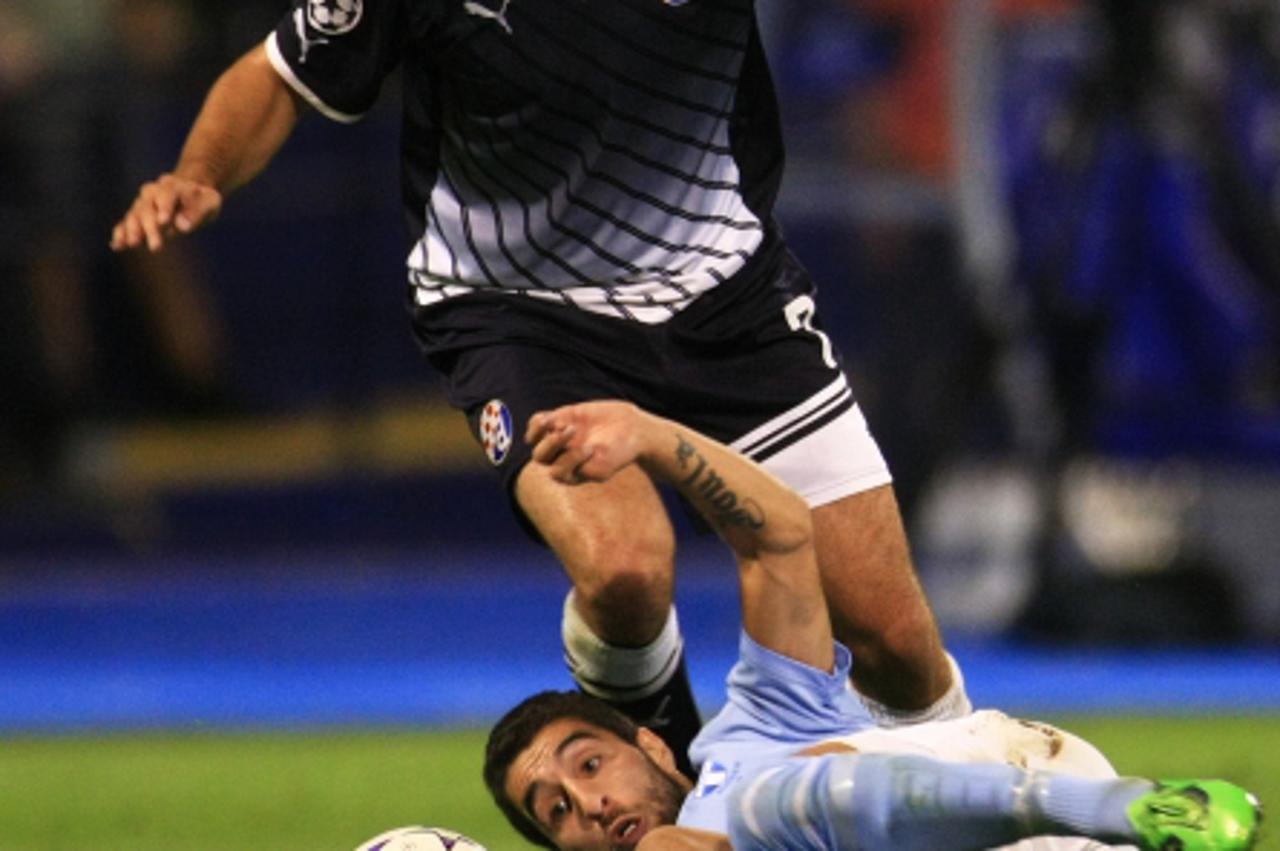 '17.08.2011.,Stadion Maksimir,Zagreb - Prva utakmica play-offa Lige prvaka. GNK Dinamo - FF Malmo. Jerko Leko.Photo: Marko Prpic/PIXSELL'