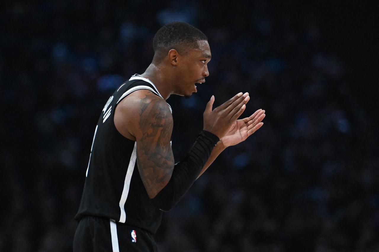 Match de basket de NBA entre les Cavs de Cleveland contre les Brooklyn Nets (111-102) à l'Accor Arena à Paris