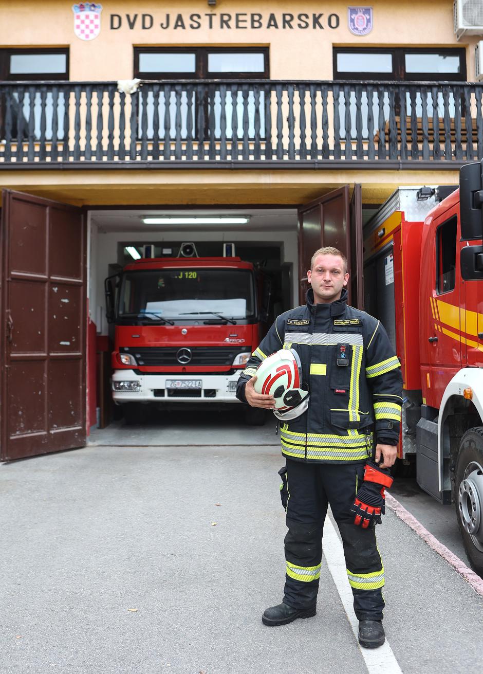 Hrvoje Kozlovac, vatrogasac iz Jastrebarskog