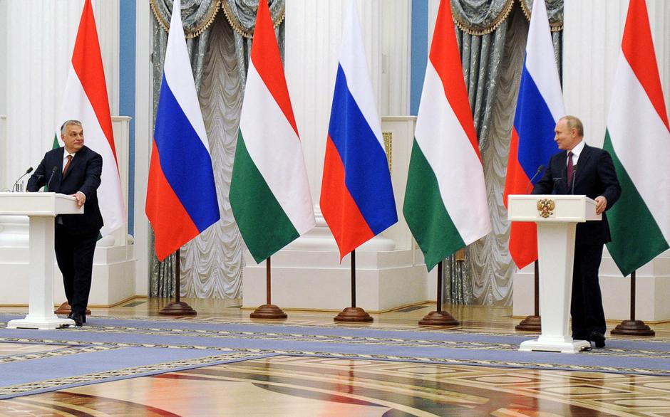 FILE PHOTO: Russian President Putin meets with Hungarian Prime Minister Orban in Moscow