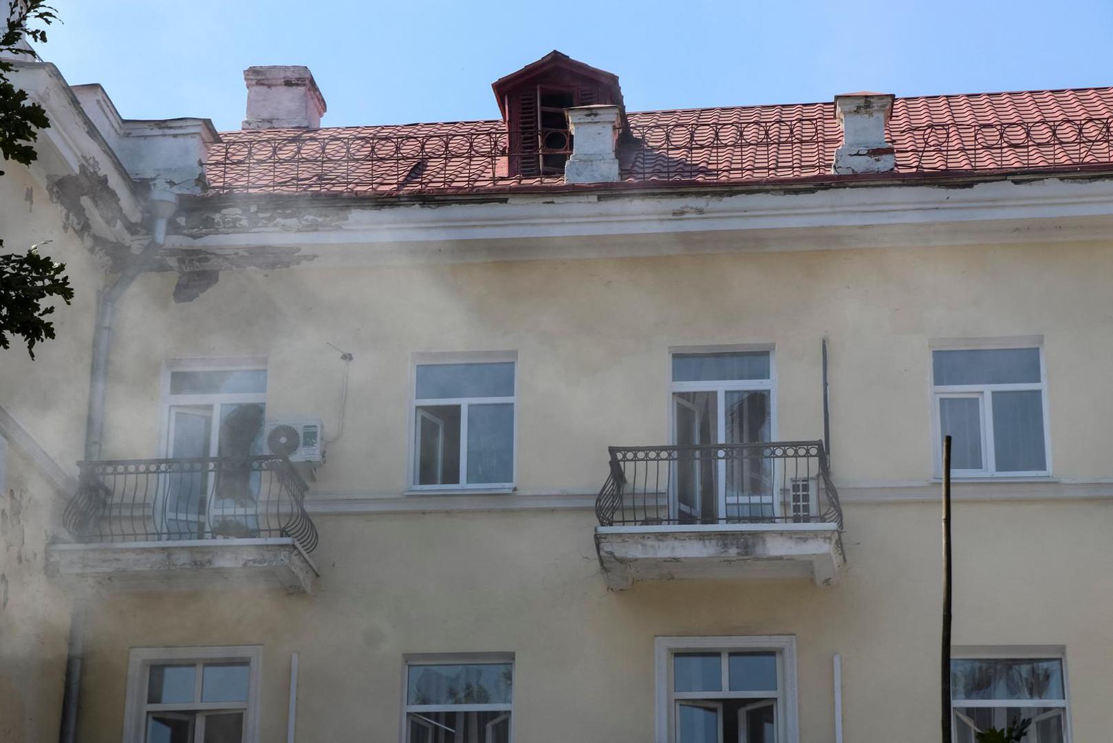 A view shows the site of a Russian missile strike, amid Russia's attack on Ukraine, in Chernihiv, Ukraine August 19, 2023. REUTERS/Vladyslav Savenok Photo: Stringer/REUTERS