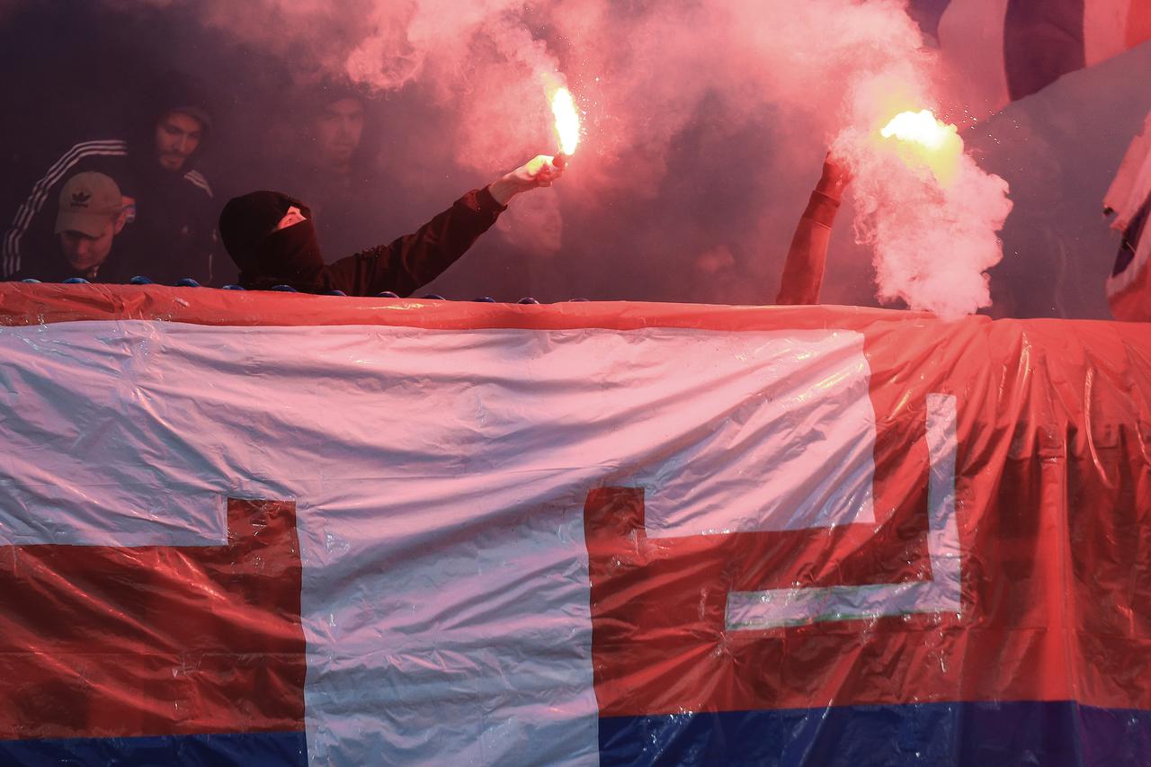 HNK Gorica kažnjena zbog bakljade Torcide na Gradskom stadionu