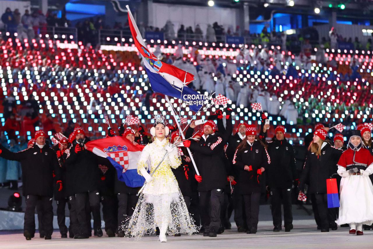 Pyeongchang - otvaranje ZOI-a, hrvatski sportaši