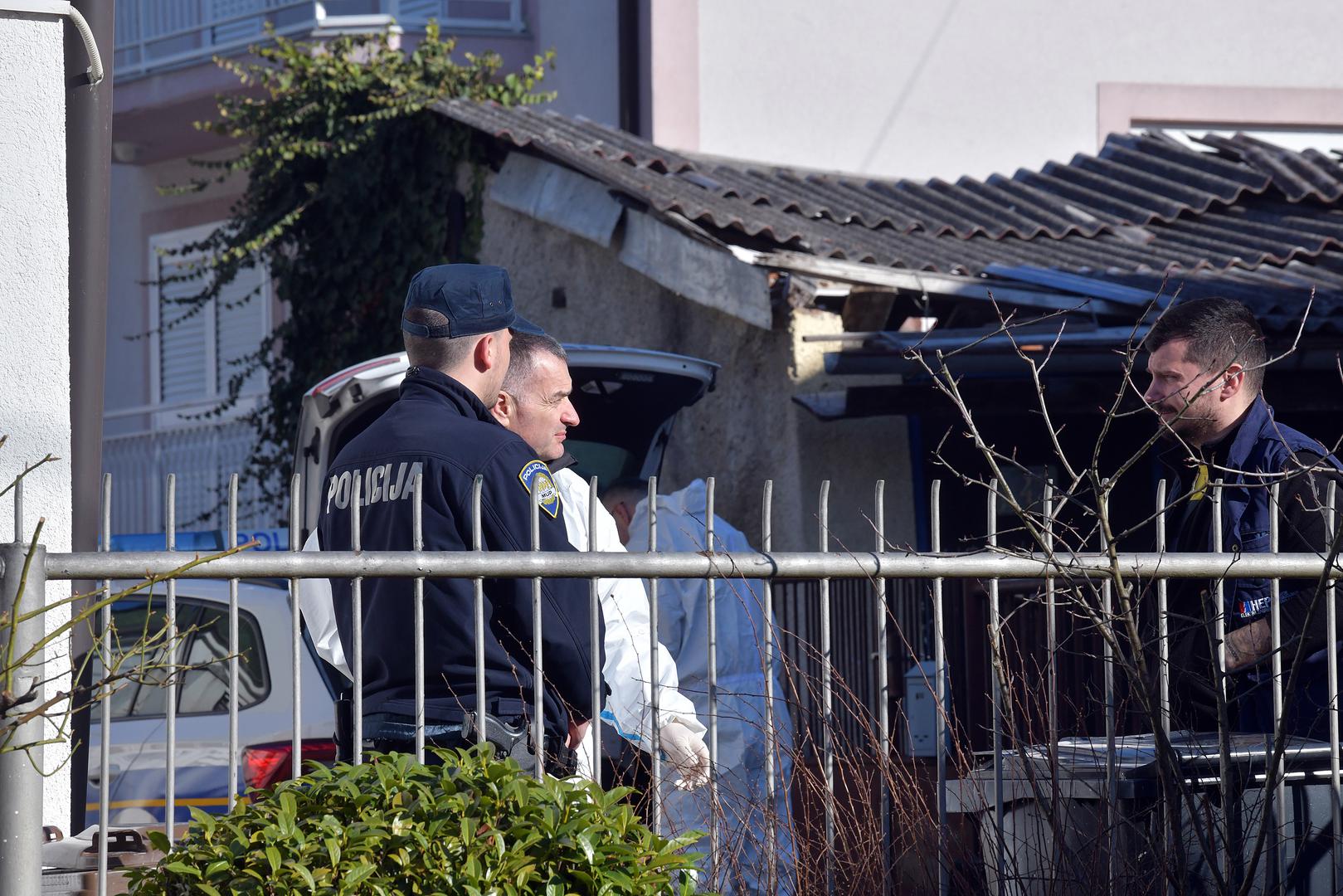 14.02.2024., Zagreb - Pozar u obiteljskoj kuci u kojem je smrtno stradala jedna osoba. Ocevid je u tijeku. Photo: Sandra Simunovic/PIXSELL