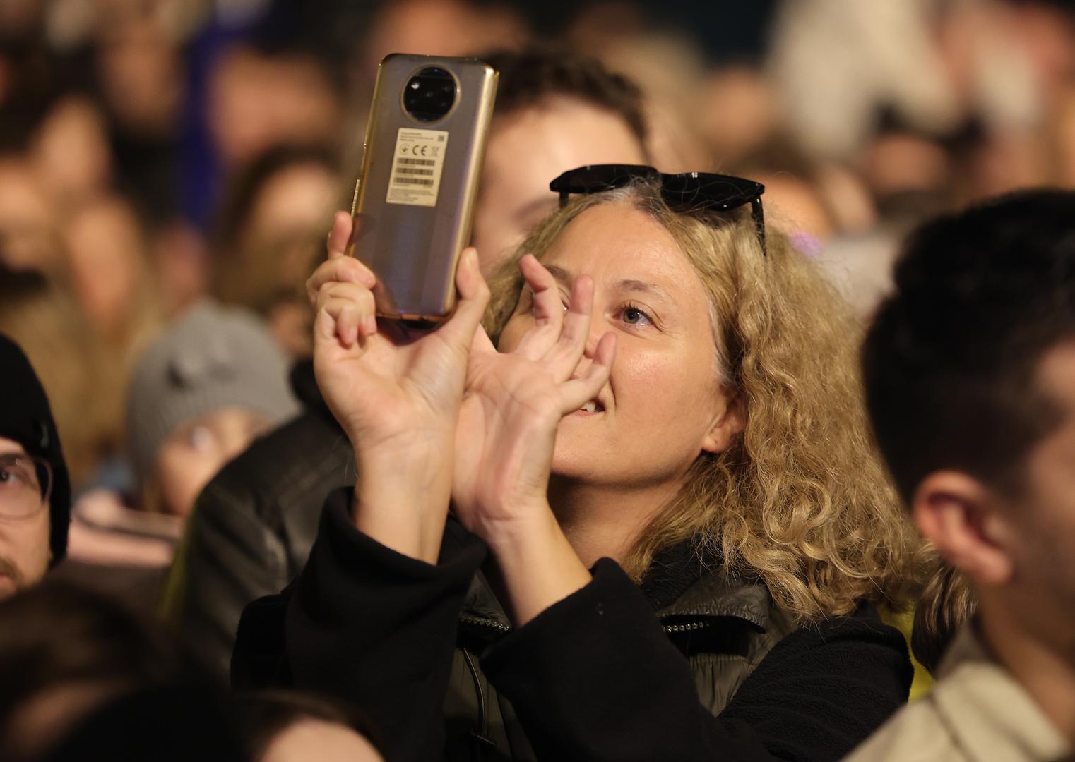 15.10.2022., Samobor - U sklopu proslave 780 rodjendana grada Samobora, odrzan koncert Petra Grase i vatromet na Trgu kralja Tomislava. Photo: Marko Prpic/PIXSELL