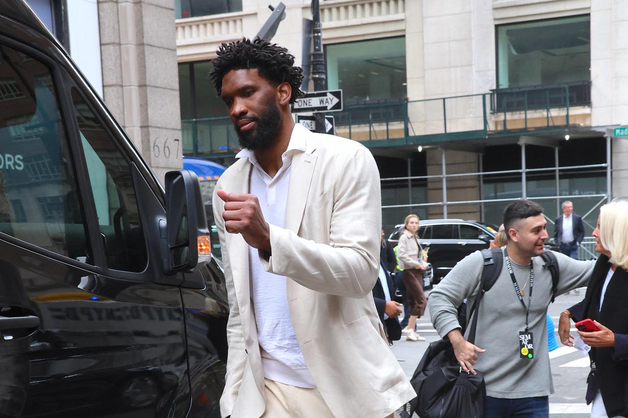 Joel Embiid Out And About - NYC