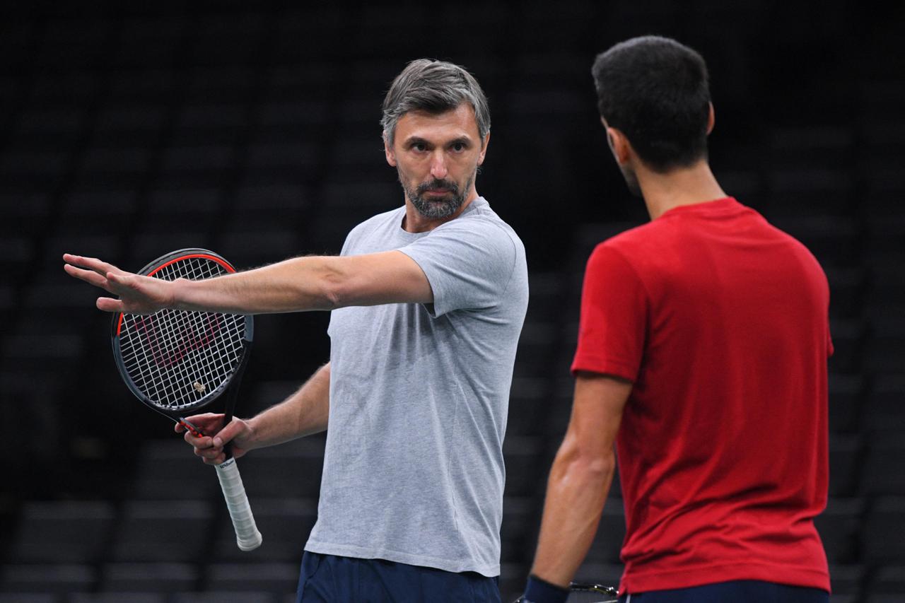 Rolex Paris Master - Novak Djokovic Training