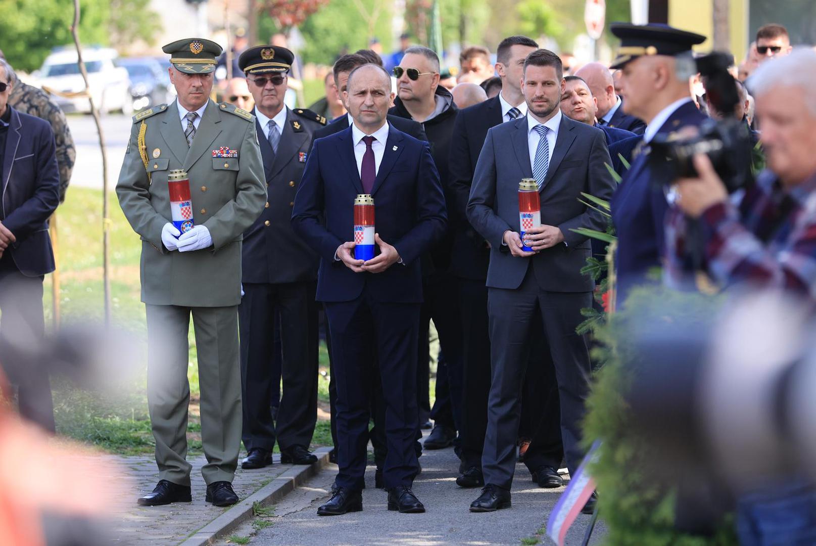 02.05.2022., Borovo - Obiljezavanje 31. obljetnice stradavanja dvanaestorice hrvatskih redarstvenika - Memorijal 12 redarstvenika.
  Photo: Davor Javorovic/PIXSELL