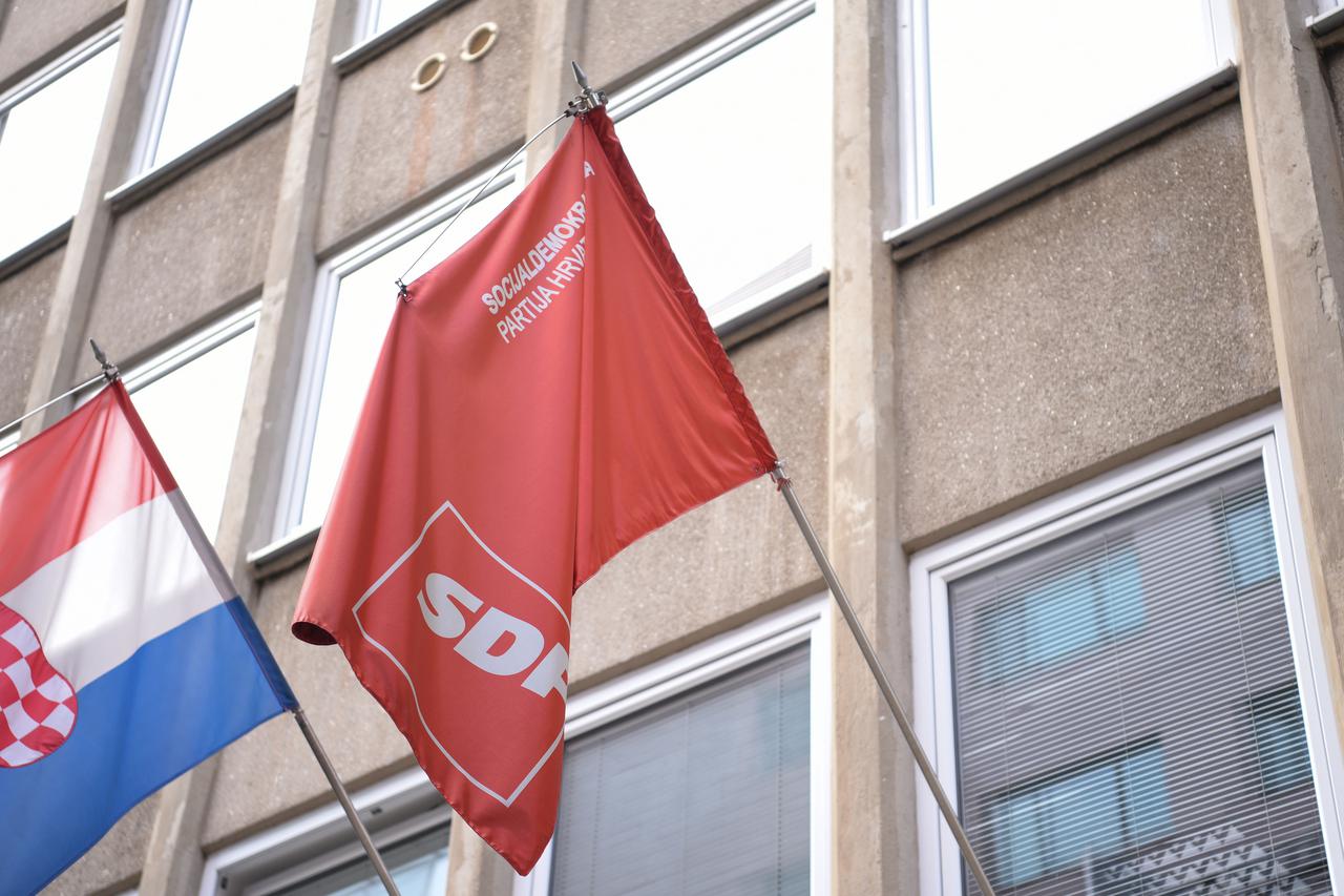 Zagreb: Sjedište SDP-a na Iblerovom trgu