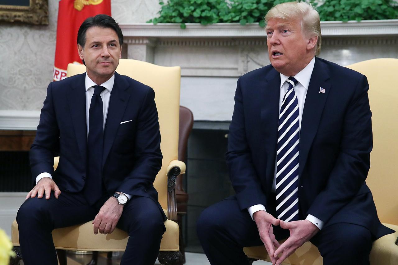 Donald Trump i Giuseppe Conte