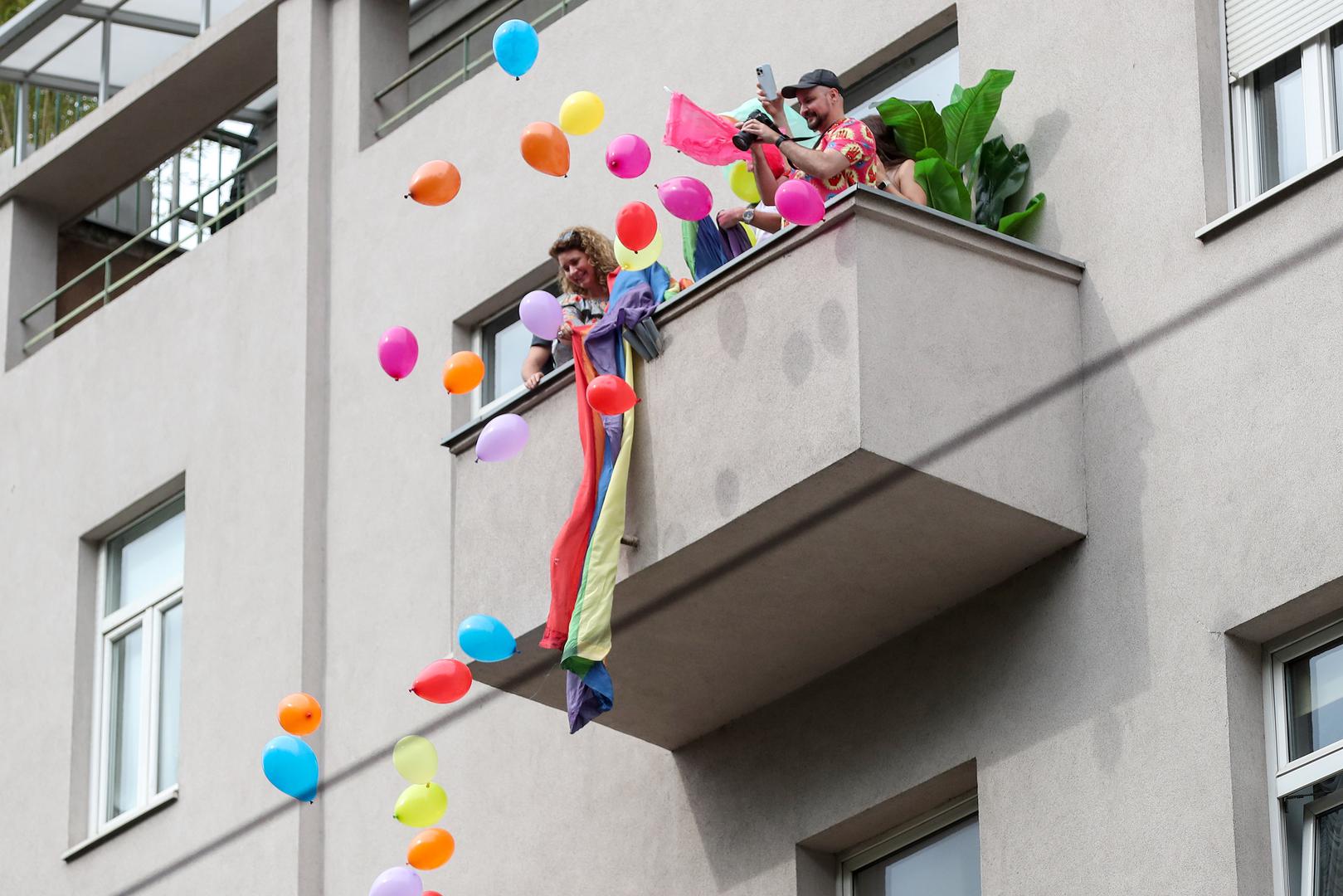 10.06.2022., Zagreb - 22. Povorka ponosa LGBTIQ+ zajednice, osoba i duginih obitelji Zagreb Pridea ove se godine odrzava pod sloganom "Zajedno za trans prava!". Photo: Matija Habljak/PIXSELL