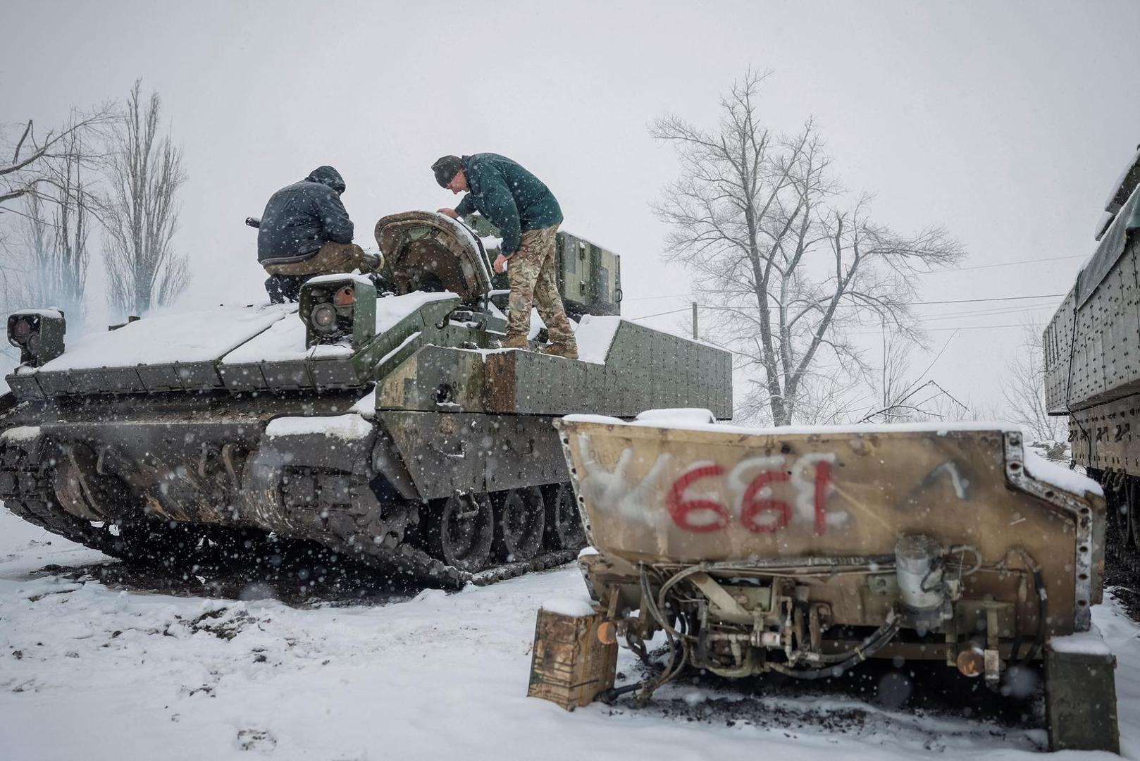 Naročiti je izazov ratovati u oštroj, ukrajinskoj zimi.