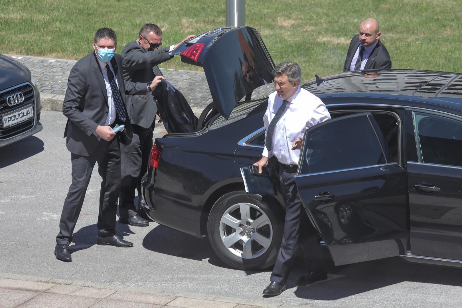 09.07.2020., Zagreb - U Nacionalnoj i sveucilisnoj knjiznici odrzana je sjednica Vlade. Andrej Plenkovic. 
Photo: Tomislav Miletic/PIXSELL