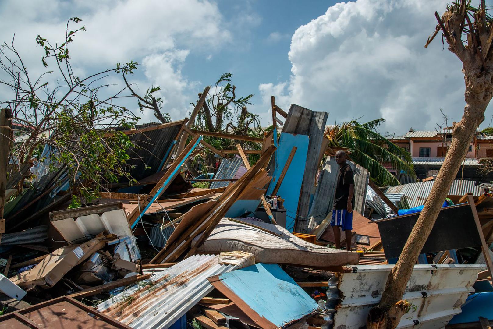 A scene of devastation after the cyclone Chido hit France’s Indian Ocean territory of Mayotte, on December 14, 2024 in the Bandrajou Kaweni district of the capital Mamoudzou. At least several hundred people are feared to have been killed after the worst cyclone in almost a century ripped through the French Indian Ocean territory of Mayotte on Saturday, uprooting trees, tearing houses apart and pounding the impoverished archipelago’s already weak infrastructure. Rescuers have been dispatched to the islands, which lie between the coast of Mozambique and Madagascar, but their efforts are likely to be hindered by damage to airports and electricity distribution in an area where clean drinking water is subject to chronic shortages. Photo by David Lemor/ABACAPRESS.COM Photo: Lemor David/ABACA/ABACA