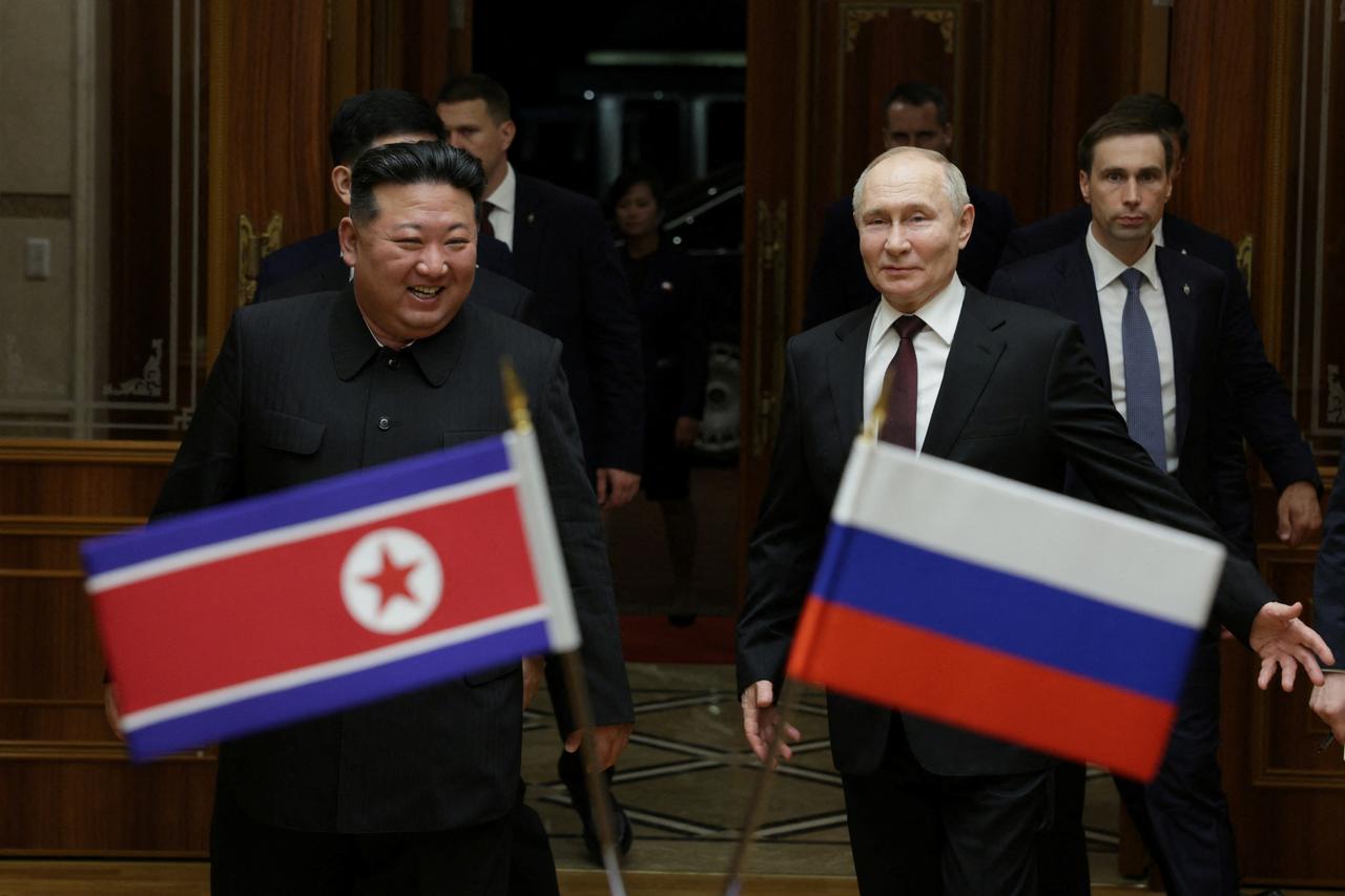 Russian President Putin visits North Korea