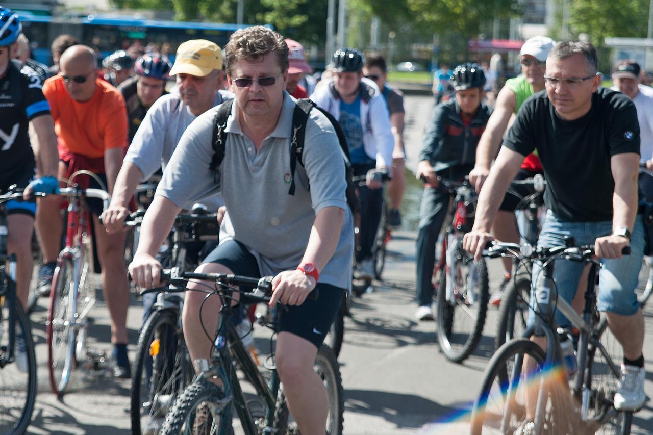 24.05.2014., Zagreb - Start biciklijade Prepustovec na okretistu Borongaj.  Photo: Nina Djurdjevic/PIXSELL