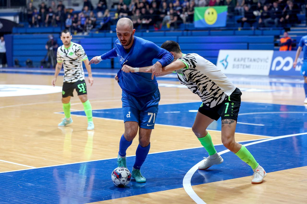 Susret Olmissuma i Futsal Dinama u 1. kolu Elitne runde Lige prvaka