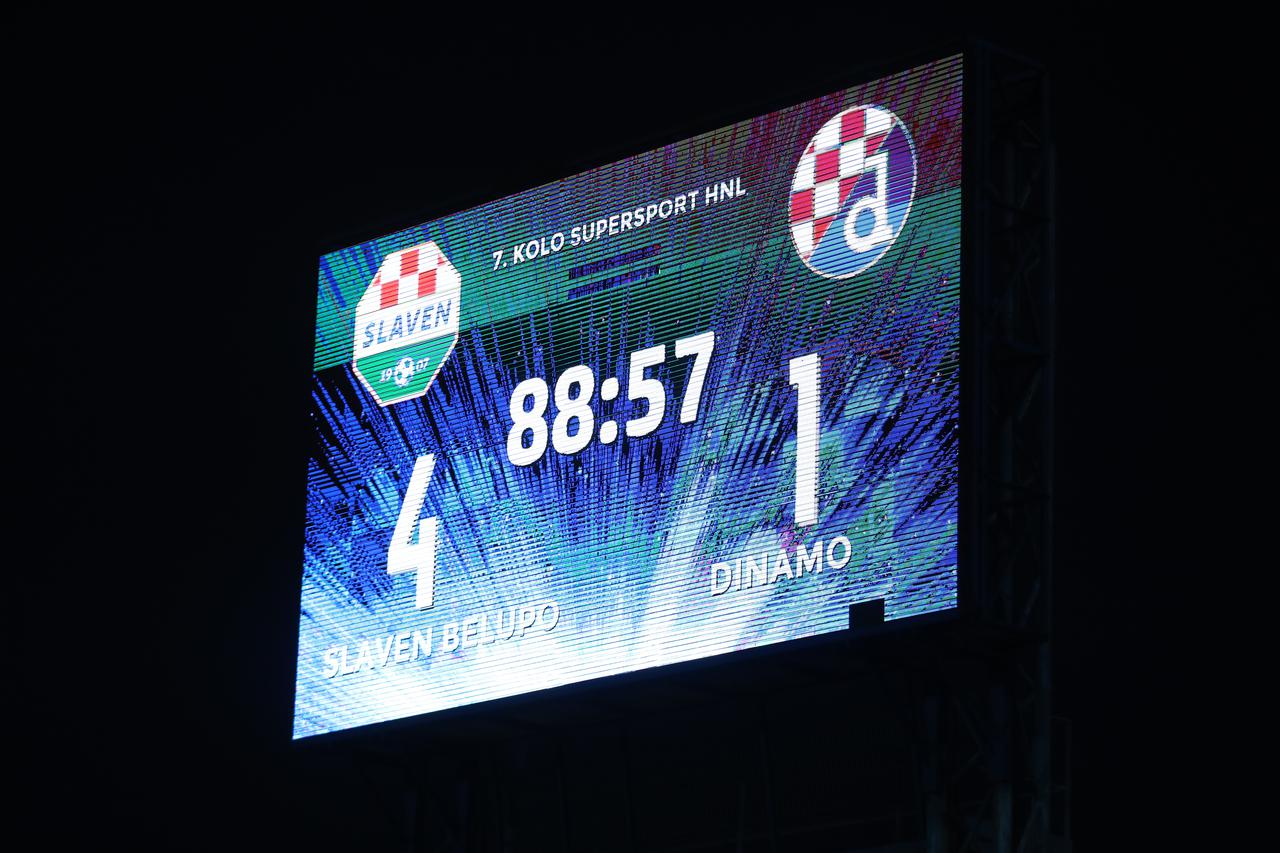 Koprivnica: NK Slaven Belupo i GNK Dinamo sastali se u 7. kolu Prve HNL