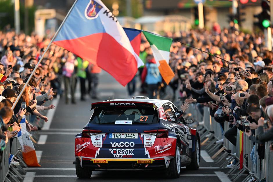 Zagreb: Krenuo je ceremonijalni start WRC Croatia Rallyja kod zagrebačkih fontana