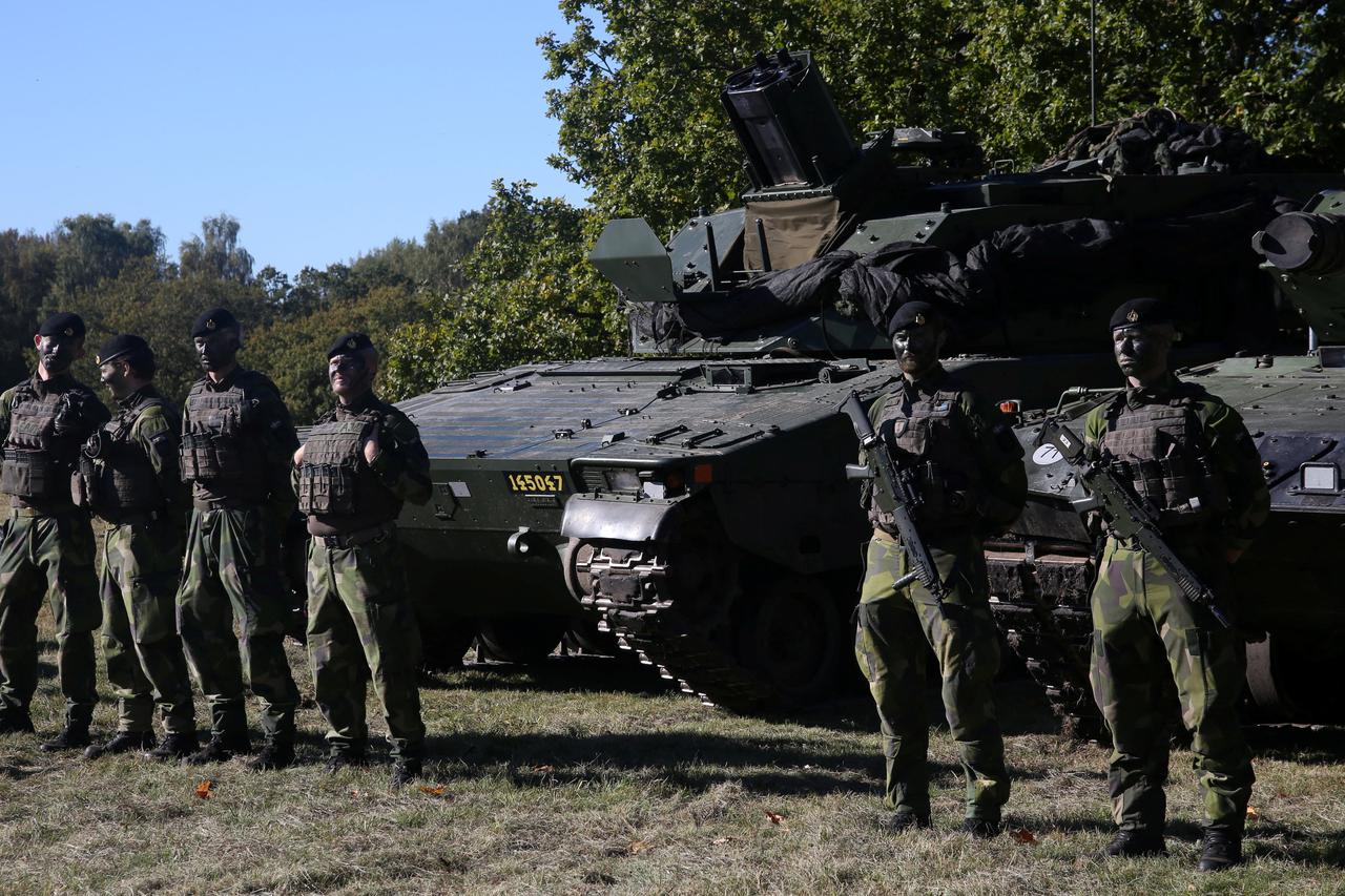 Swedish troops prepare for 'historic' NATO Latvia deployment