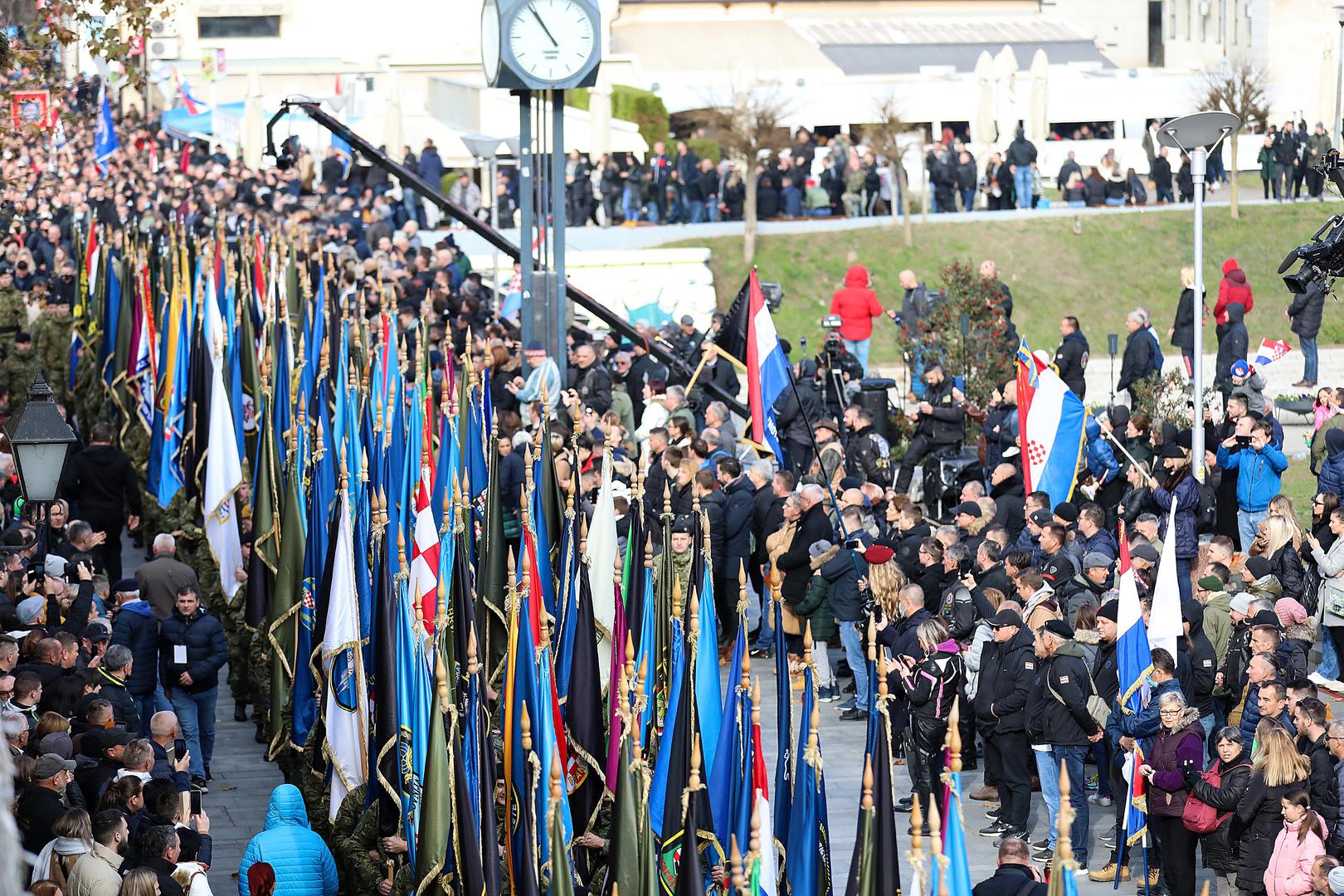 18.11.2021., Vukovar - Obiljezavanje 30. obljetnice vukovarskog stradanja pod nazivom Dan sjecanja na zrtvu Vukovara 1991.- 2021. 