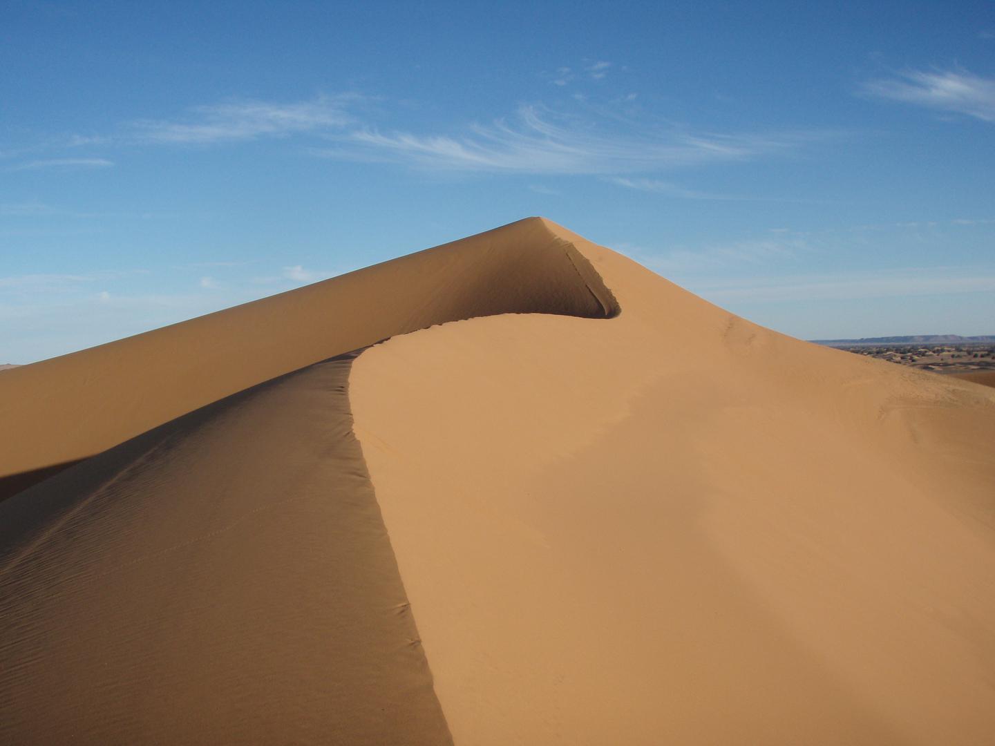 A view of the Lala Lallia star dune of the Sahara Desert, in Erg Chebbi, Morocco, as seen in an undated handout image from 2008 and obtained by Reuters on March 1, 2024. Charlie Bristow/Handout via REUTERS    NO RESALES. NO ARCHIVES. THIS IMAGE HAS BEEN SUPPLIED BY A THIRD PARTY Photo: Charlie Bristow/REUTERS