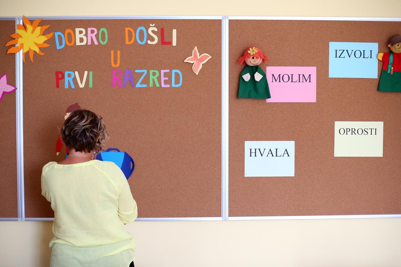 03.09.2015., Velika Gorica - Novoizgradjena osnovna skola u Novom Cicu. Photo: Slavko Midzor/PIXSELL