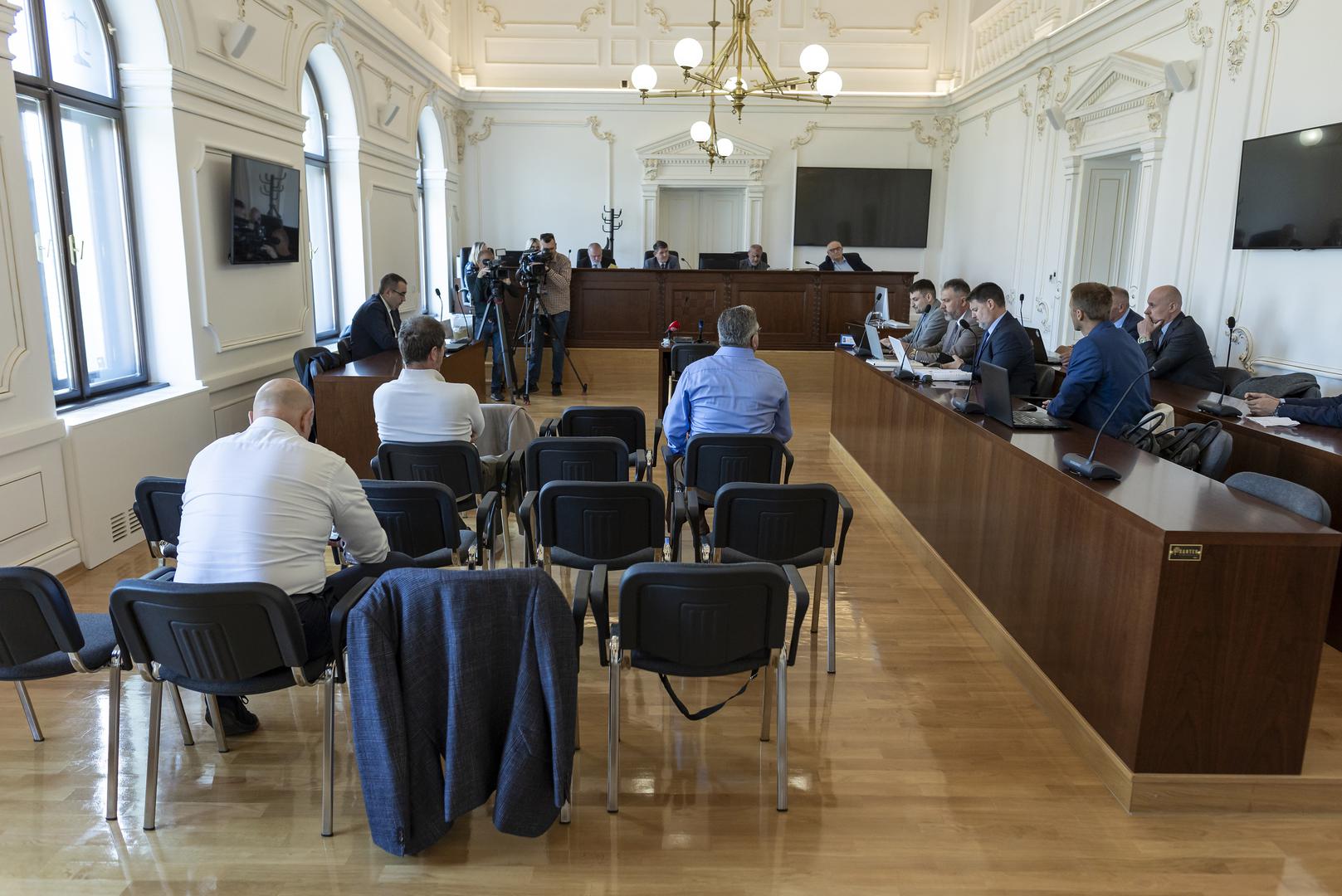 23.04.2024., Osijek - Na Zupanijskom sudu u Osijeku nastavlja se sudjenje braci Mamic i ostalim za izvlacenje novaca iz Dinama. Photo: Davor Javorovic/PIXSELL