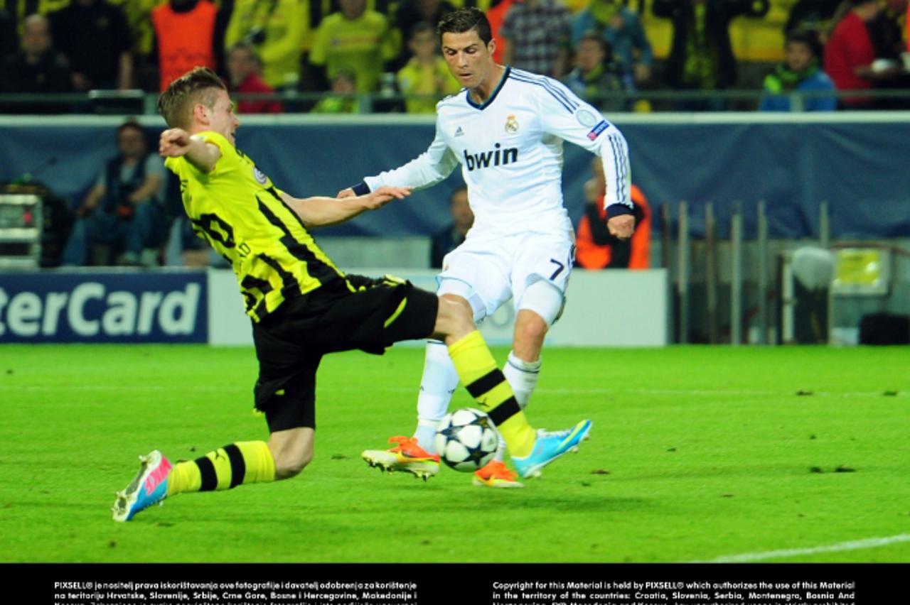 'Real Madrid\'s Cristiano Ronaldo scores the equalising goalPhoto: Press Association/PIXSELL'