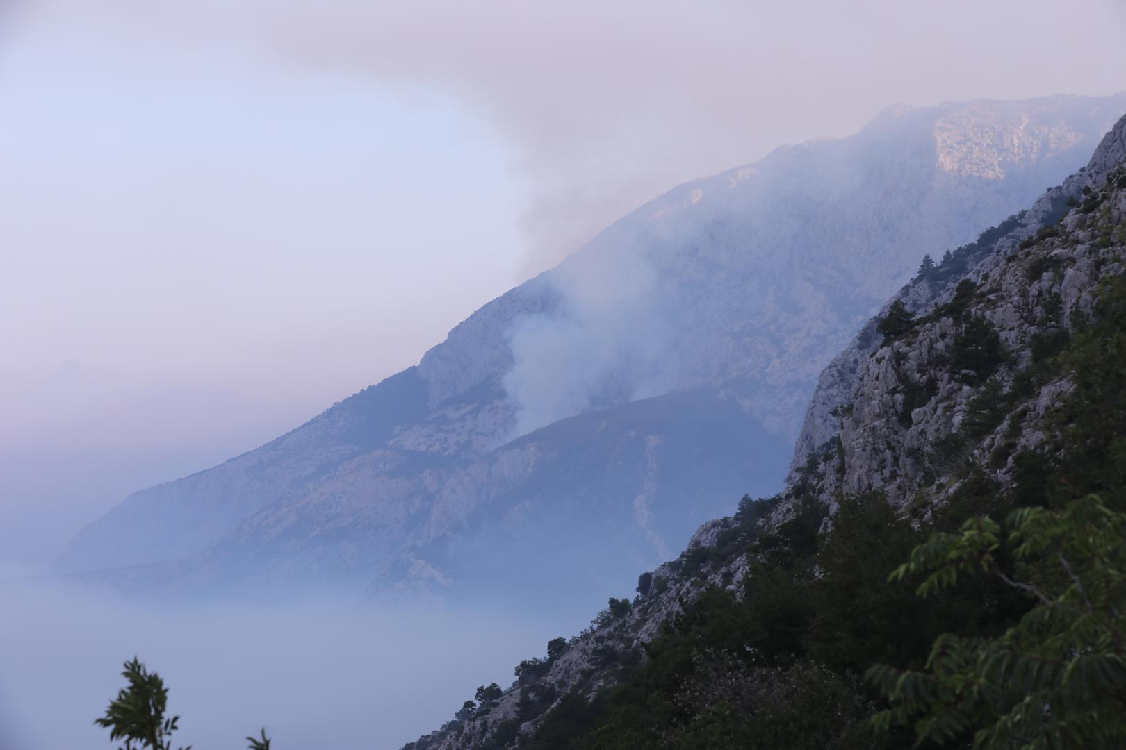 01.08.2024.,Makarska- Jutro je otkrilo katastrofu opozarene povrsine na podrucju Parka prirode Biokovo. Photo: Ivo Cagalj/PIXSELL