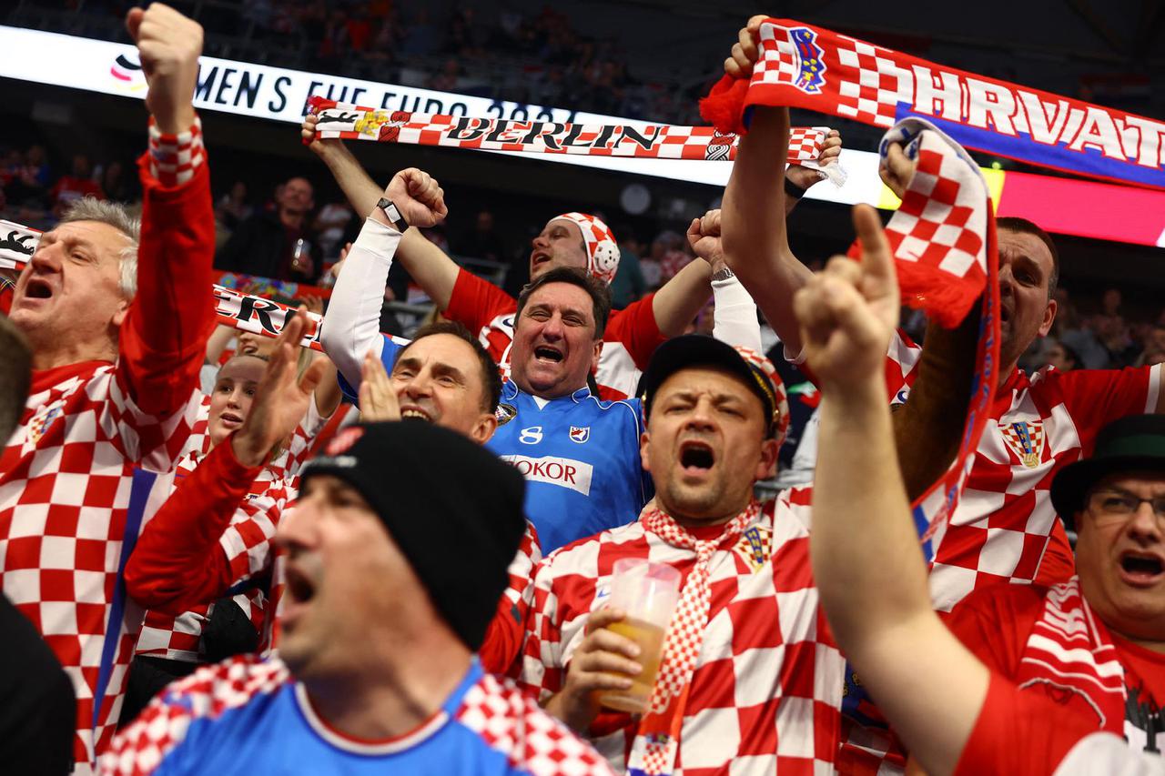 EHF 2024 Men's European Handball Championship - Preliminary Round - Group B - Croatia v Austria