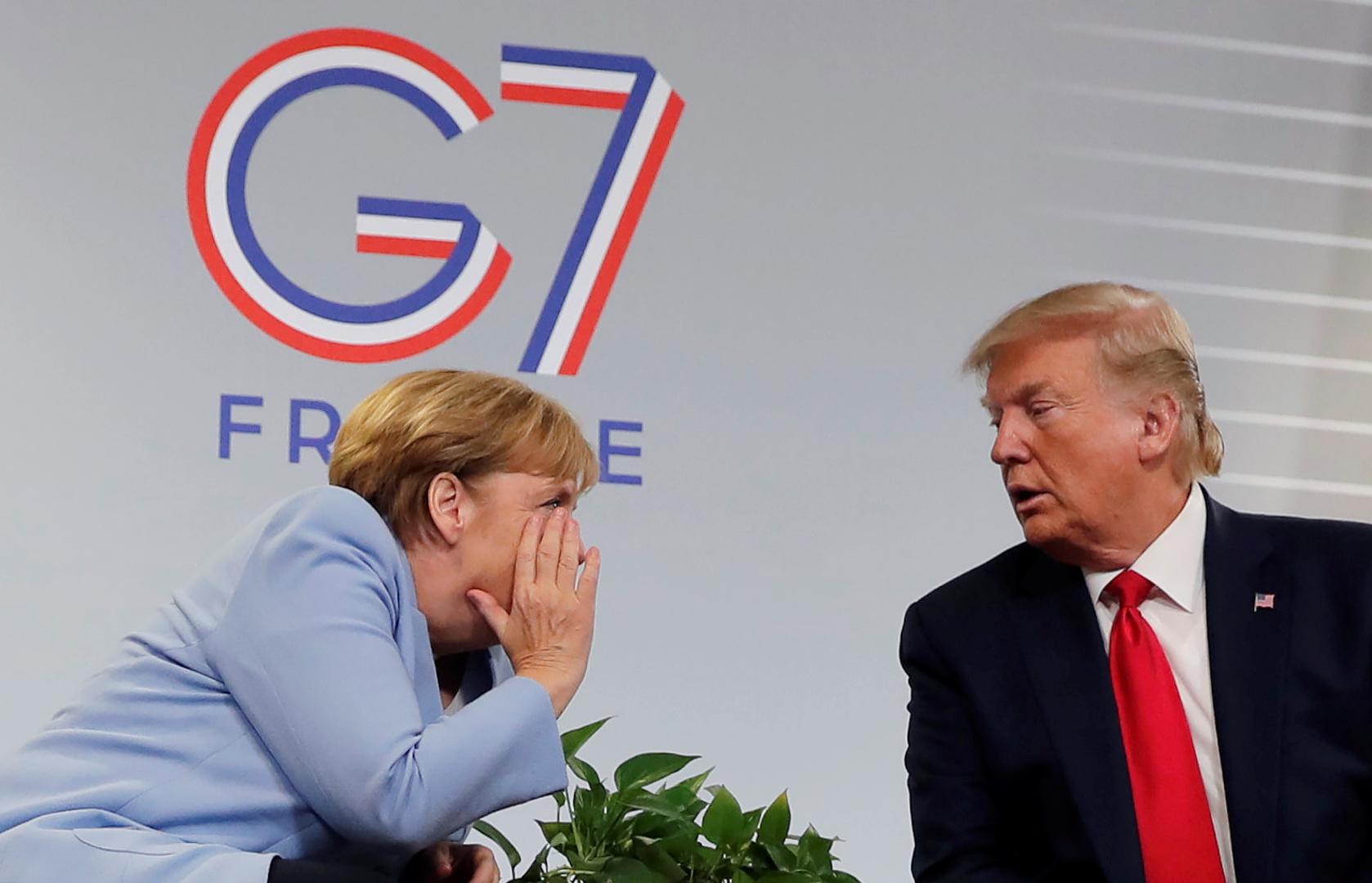 Angela Merkel i Donald Trump