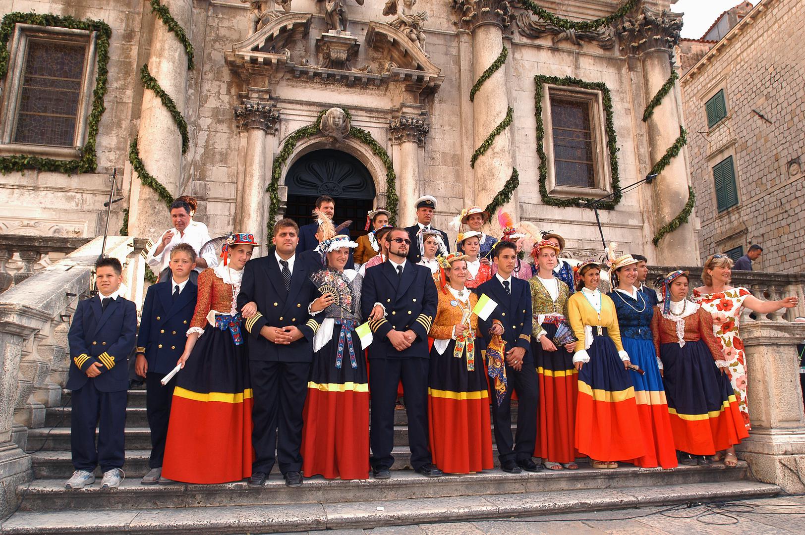 06.06.2003., Dubrovnik, Hrvatska. Sveti otac Ivan Pavao II u svom trecem pohodu Hrvatskoj susreo se s vjernicima u Dubrovniku, gdje je odrzao svetu misu te obisao i Stradun gdje se kratko zadrzao ispred crkve Sv. Vlaha. Photo Sinisa Hancic/PIXSELL