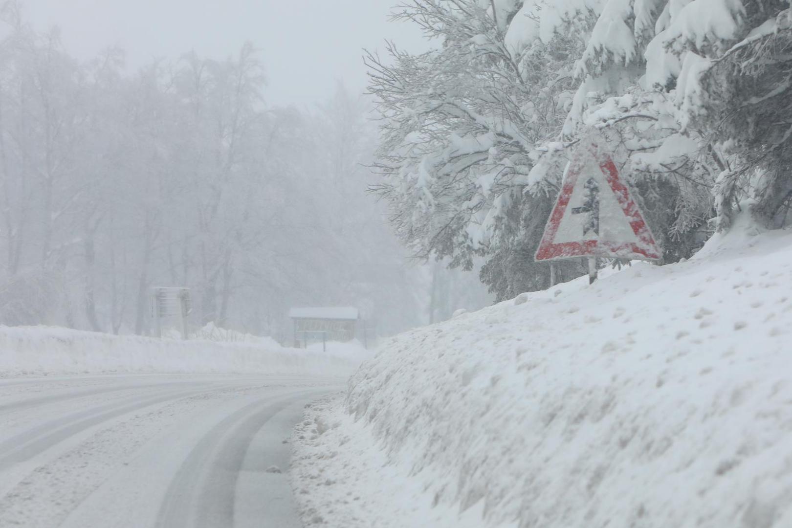 01.03.2023, Plitvicka jezera - Na podrucju Plitvickih jezera poceo je padati novi snijeg. Do sada je palo preko 60 centimetara snijega.  Photo: Kristina Stedul Fabac/PIXSELL