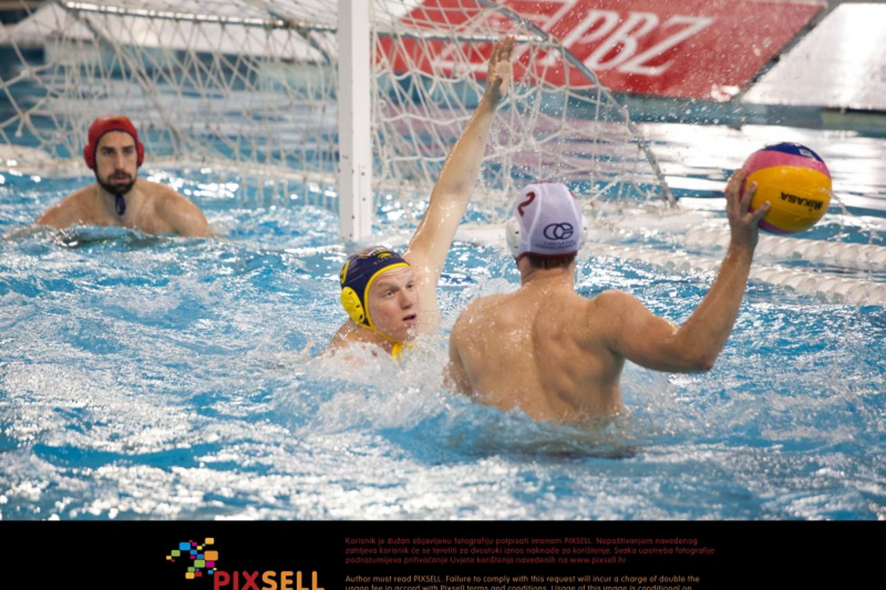 '26.03.2011., Dubrovnik - Vaterpolo Euroliga , cetvrtfinalna utakmica izmedju Juga i Jadran HN. Daniel Premus Photo: Grgo Jelavic/PIXSELL'