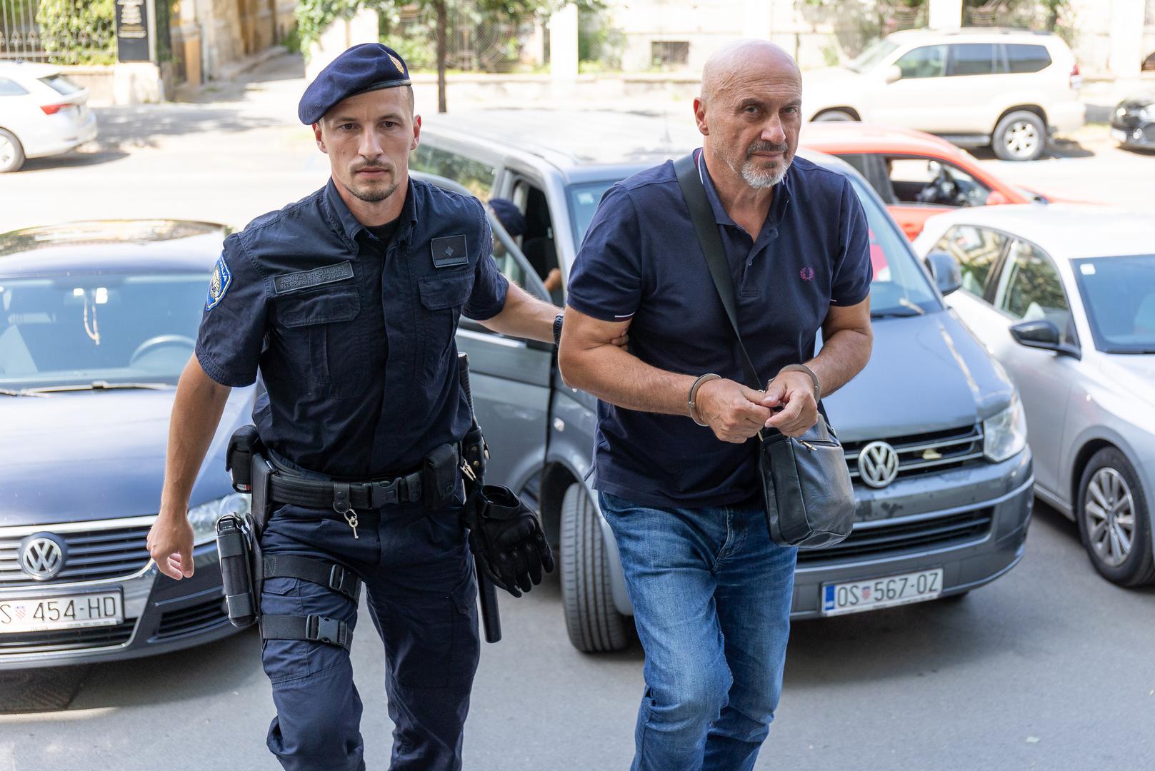 12.07.2022., Osijek - Osumnjiceni za mito i korupciju iz Pozege privedeni su na Zupanijski sud u Osijeku. Photo: Davor Javorovic/PIXSELL